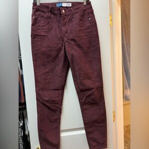 NWOT Women’s Corduroy high rise pants - 8